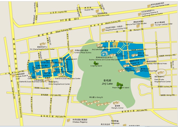 蘇州國際博覽中心交通圖