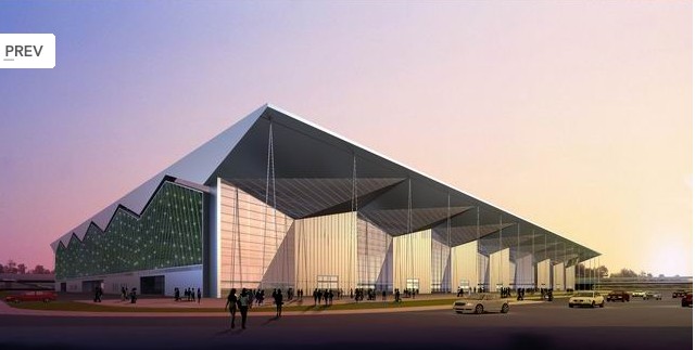 上海世博展覽館外觀圖